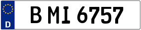 Truck License Plate